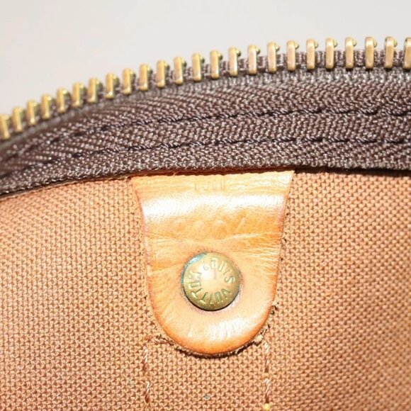 LOUIS VUITTON Monogram Keepall 60 Boston Bag M41422 LV Auth ar13733 - Picture 10 of 16